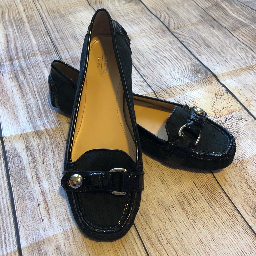COACH Hellen Monogram Loafers
